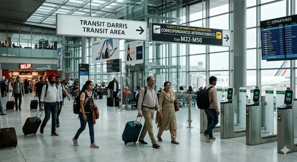 France Transit Visa Exemption for Indians