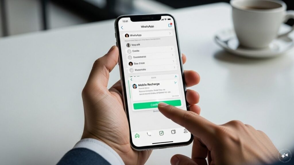 WhatsApp Mobile Recharge Feature India