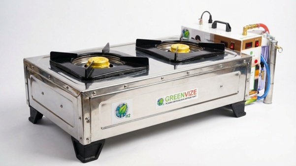 Hydrogen cooking stove by Greenvize