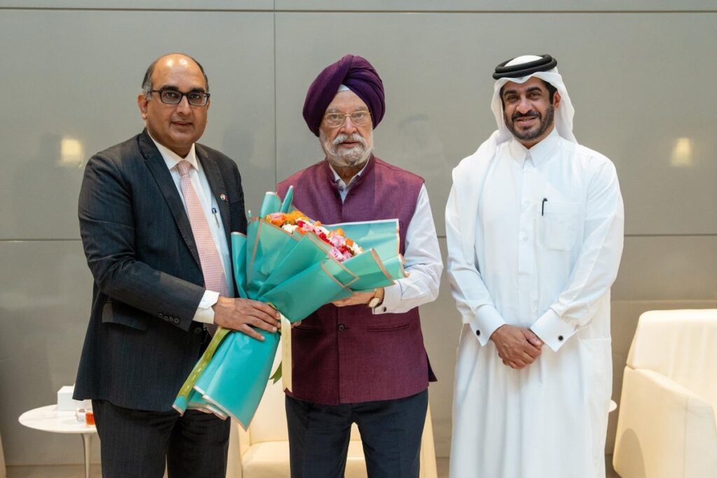 Hardeep Singh Puri Qatar visit for energy security