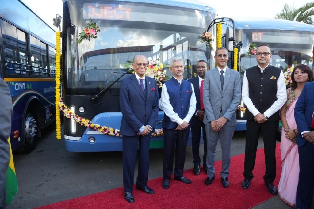 India Mauritius Electric Bus Export