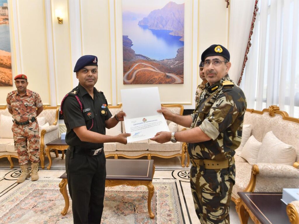 India Oman Defence Training Partnership
