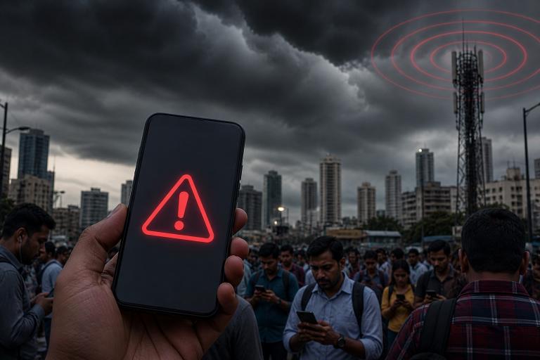 Emergency Alert System India Trial