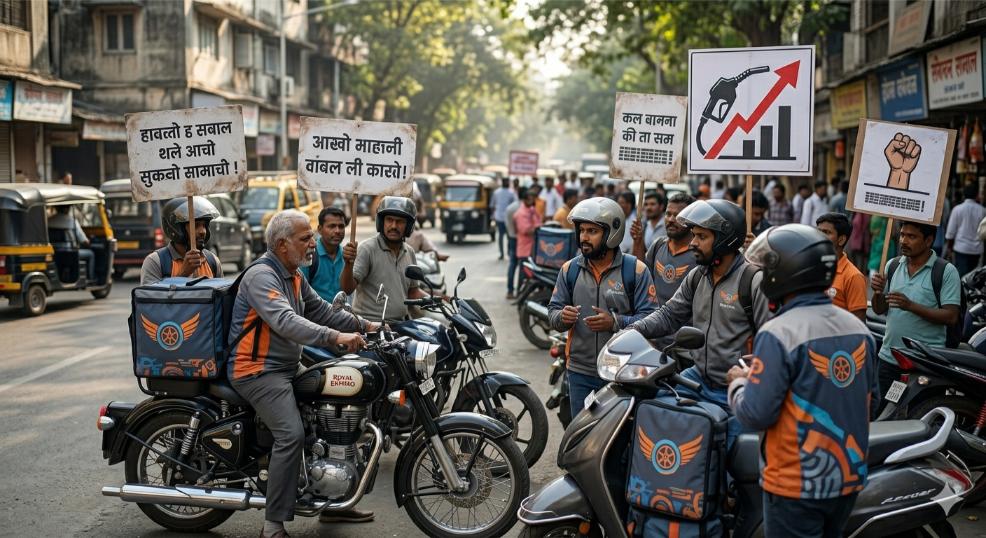 Gig workers strike fuel price hike