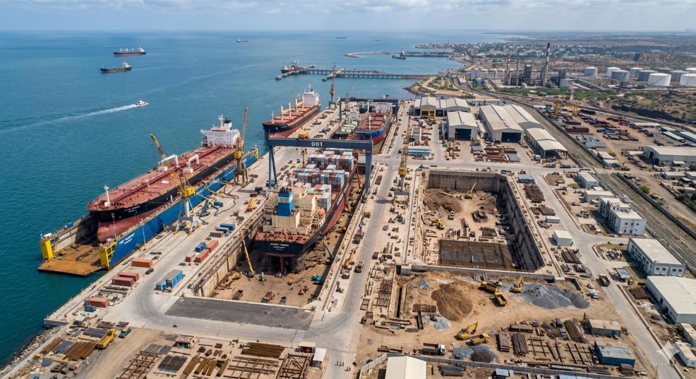 Cochin Shipyard and Deendayal Port ship repair facility