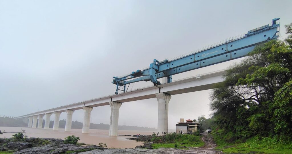 Mumbai Ahmedabad Bullet Train Steel Bridge