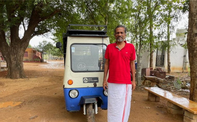 Sridhar Vembu Electric Auto Daily Drive