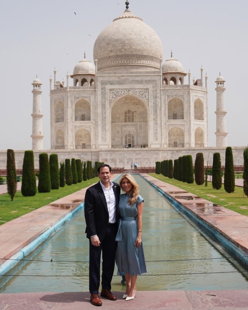 Marco Rubio Taj Mahal Visit Iran Mockery