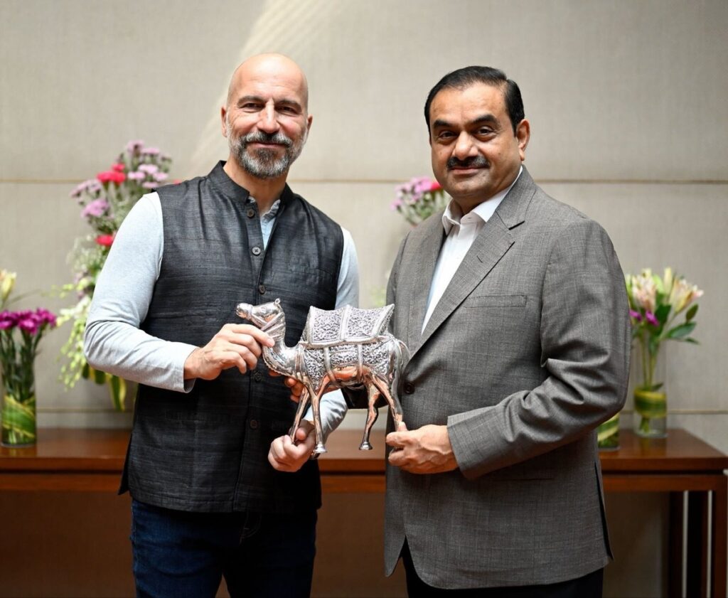 Uber Adani Group data center partnership