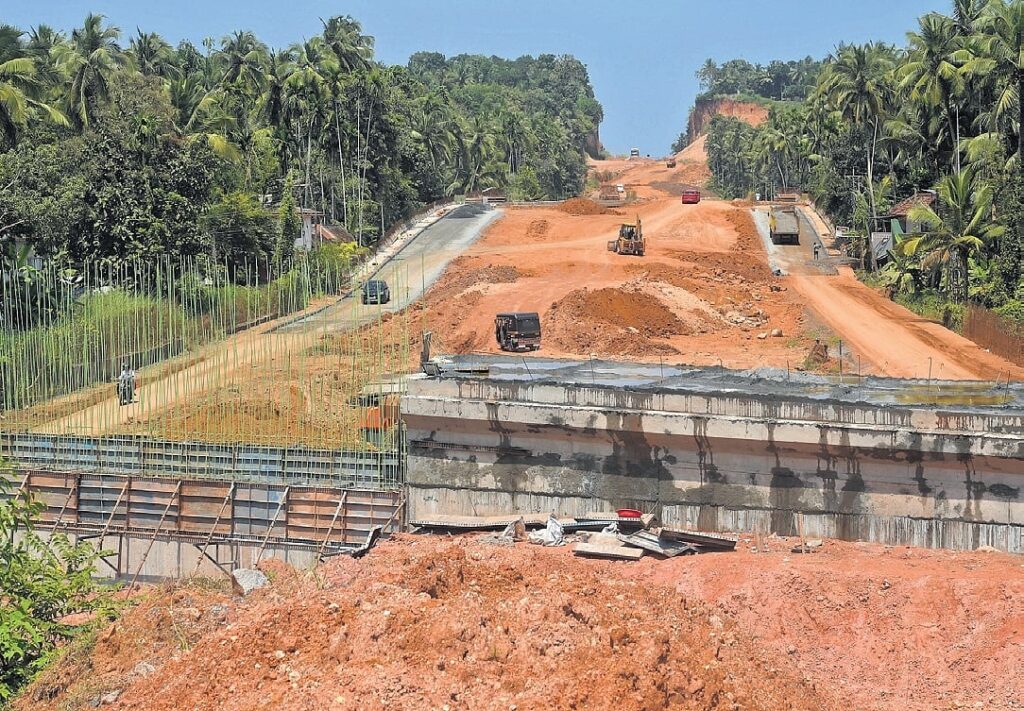 NH 66 Azhiyur Vengalam Reach Construction