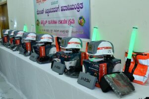 Bengaluru traffic police AC helmets