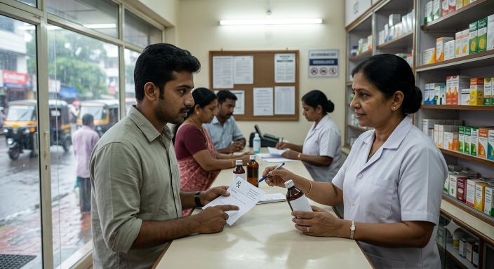 Cough syrup prescription rule India ban OTC sale
