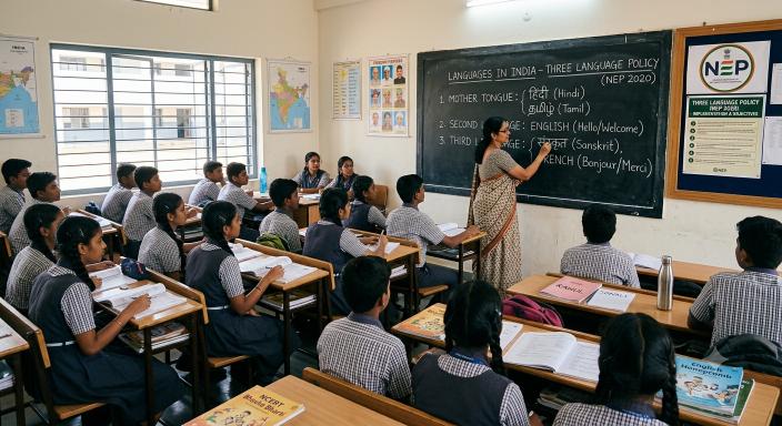 CBSE two language policy