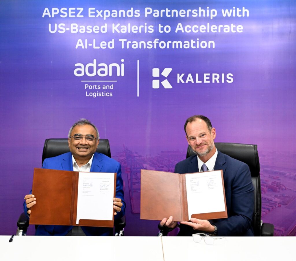 Adani Ports AI Kaleris Partnership