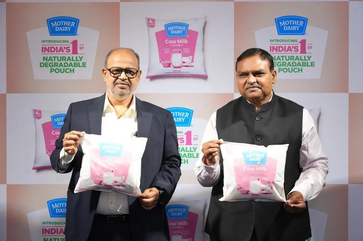 ആദ്യ പരിസ്ഥിതി സൗഹൃദ പാൽക്കവർ പുറത്തിറക്കി Mother Dairy