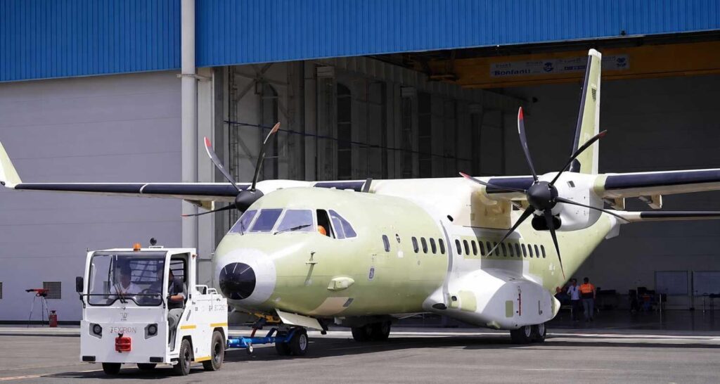 First Made in India C-295 aircraft