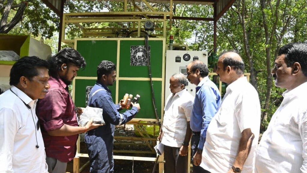 Tirupati Campus Flower Waste to Fuel and Fertiliser