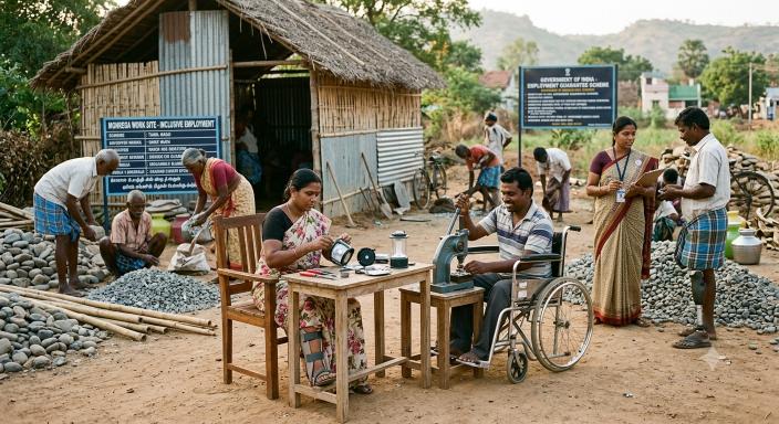 VB-GRAM G rural jobs scheme wages