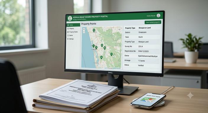 Kerala Waqf asset digitization UMEED portal