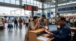 forgot counter train ticket Indian Railways