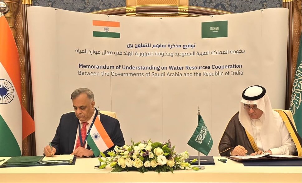 India Saudi Arabia water management pact