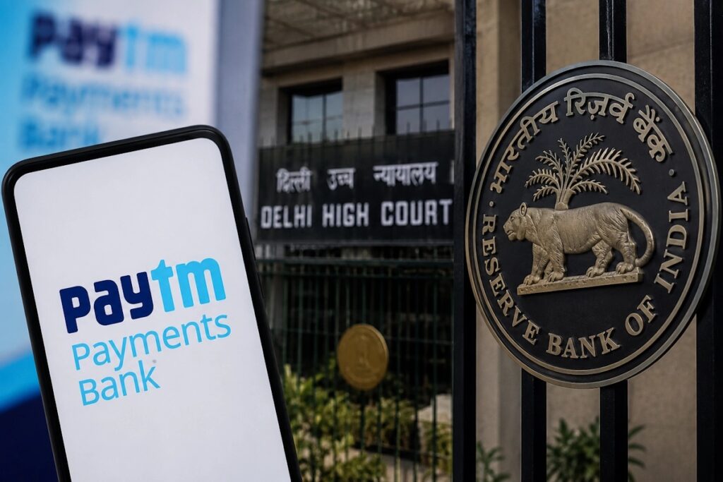 Delhi High Court Paytm Payments Bank winding up order