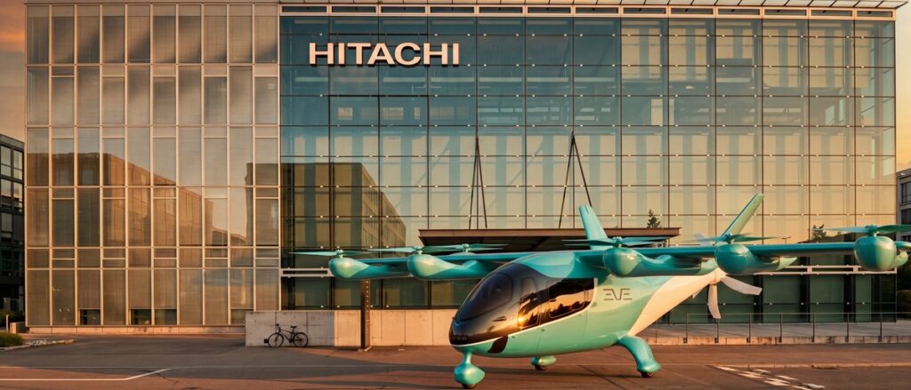 Hitachi Energy Eve Air Mobility partnership