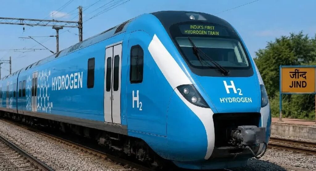 India first hydrogen train Jind Sonipat