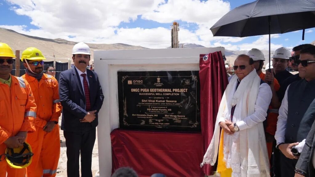 India first geothermal wells Ladakh