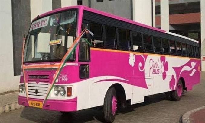 Pink Bus Ladies Only Service