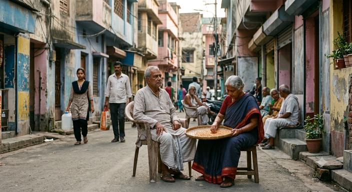 India ageing population rural shift