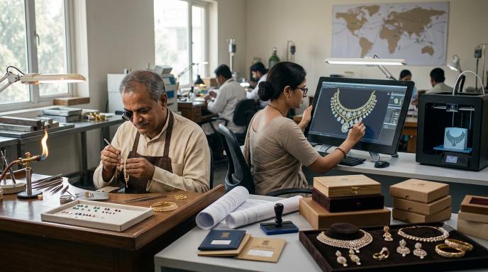India Gems and Jewellery Exports 2040 Target