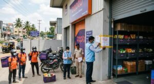 സെപ്റ്റോ വെയർഹൗസ് പൂട്ടിച്ചു Zepto Warehouse Sealed Fine Bengaluru