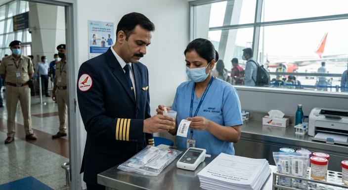 Air India mandatory dope testing pilots