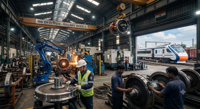 Railway wheel manufacturing India