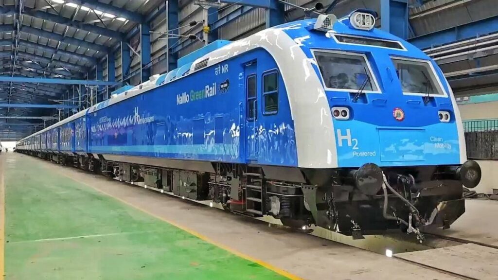 Indian Railways green hydrogen train