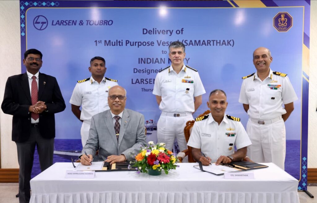 INS Samarthak Multi Purpose Vessel
