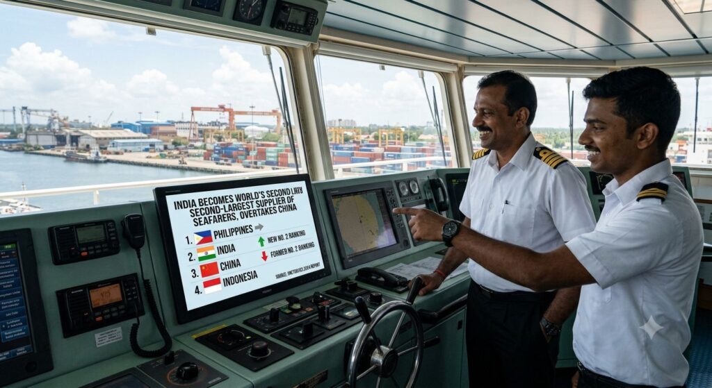 India second largest supplier of commercial seafarers