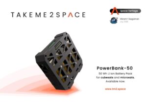 TakeMe2Space PowerBank-50 satellite battery