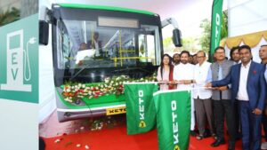 ഇലക്ട്രിക് ബസ് രംഗത്തേക്ക് Keto Motors Keto Motors Urbanova KE9 electric bus