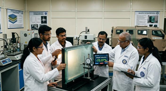 Lightweight Bulletproof Glass Technology DRDO