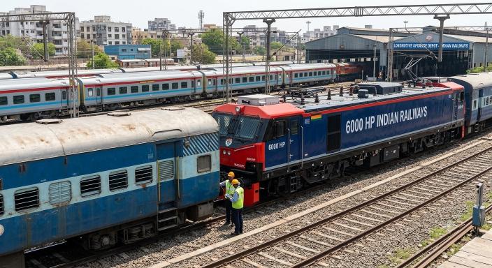 Indian Railways 6000 HP Locomotives Upgrade