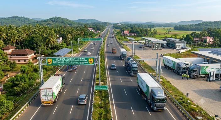 India First Electric Truck Corridor NH 66
