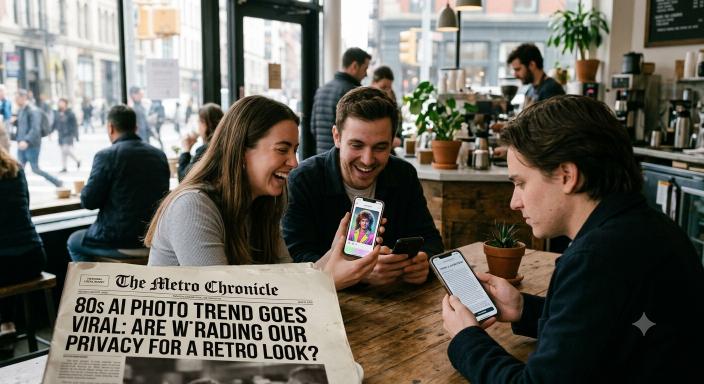 AI Vintage Trend Privacy Risks