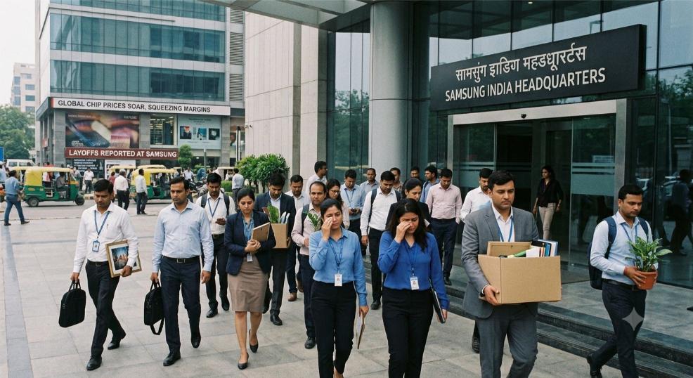 Samsung India Job Cuts Restructuring