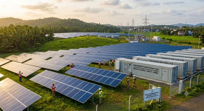 Kerala Solar Power Battery Storage