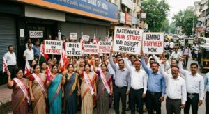 Bank Strike Five Day Work Week