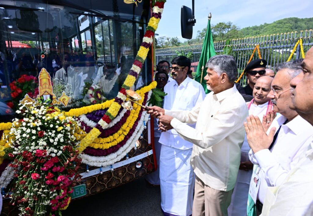 Reliance Foundation Electric Buses to TTD