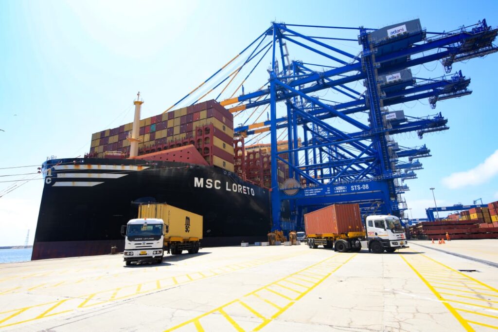 Vizhinjam Port cargo record