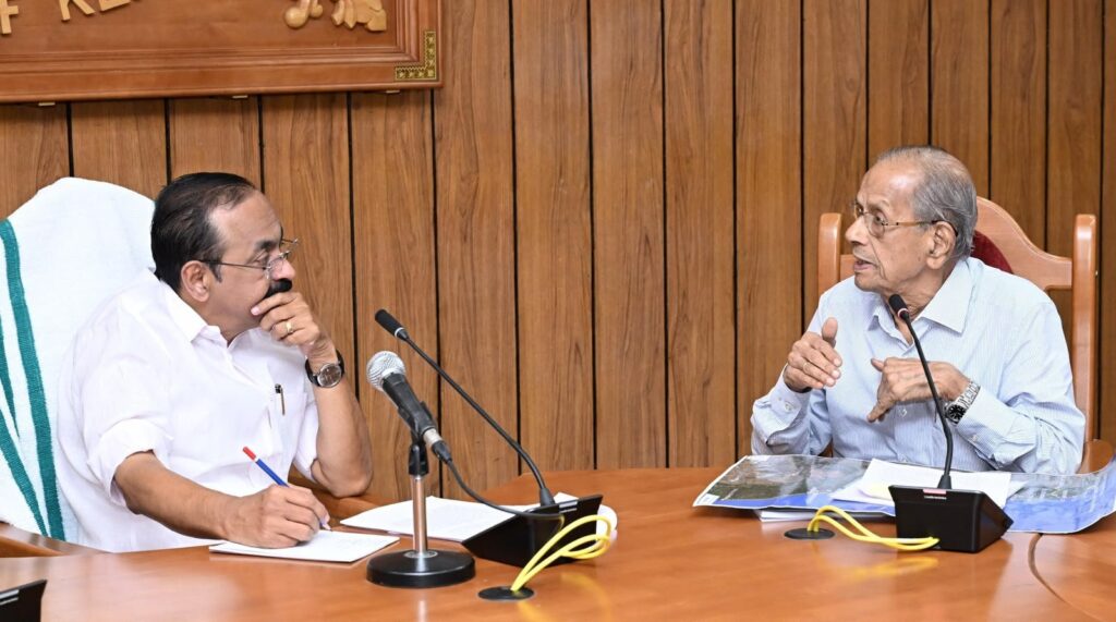 E Sreedharan Meets Kerala CM